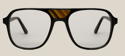 The "Karma" frames are nested with unique natural crystals. Black frames with Blue light and UV blocker. Size: 54-16-145