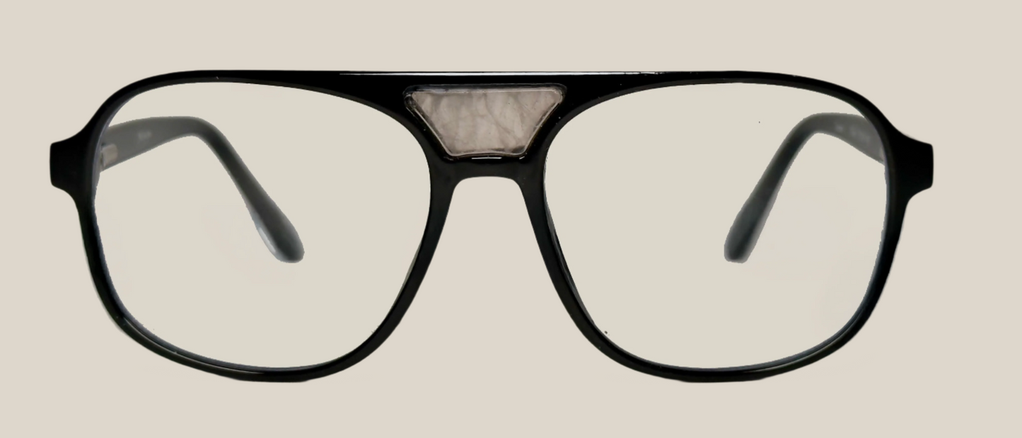 The "Karma" frames are nested with unique natural crystals. Black frames with Blue light and UV blocker. Size: 54-16-145